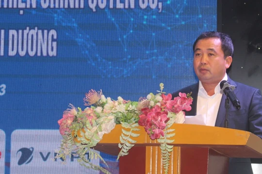 Bí thư Tỉnh uỷ Hải Dương Trần Đức Thắng nhấn mạnh việc huy động và phát huy tốt các nguồn lực trong xã hội phục vụ cho chuyển đổi số.