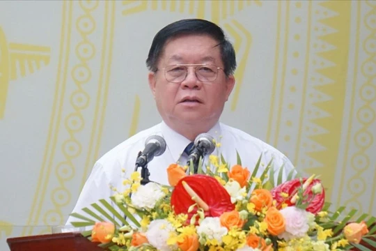 Ông Nguyễn Trọng Nghĩa, Bí thư Trung ương Đảng, Trưởng ban Tuyên giáo Trung ương phát biểu chỉ đạo.