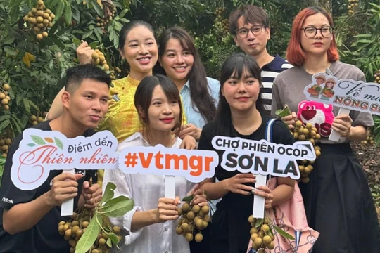 Thương hiệu nhãn Sông Mã và các sản phẩm đặc trưng khác của Sơn La đã được lan toả đến với đông đảo người dân.