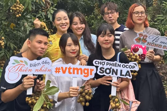 Thương hiệu nhãn Sông Mã và các sản phẩm đặc trưng khác của Sơn La đã được lan toả đến với đông đảo người dân.