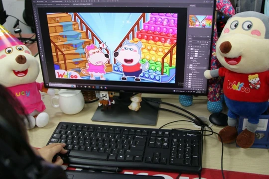 Phim hoạt hình Wolfoo sản xuất tại studio của Sconnect.