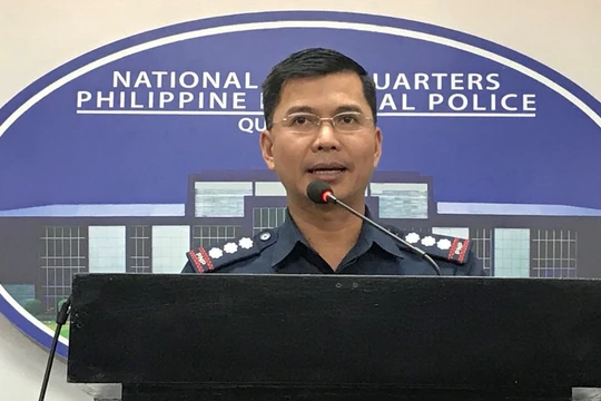 Phát ngôn viên Cảnh sát Quốc gia Philippines, Đại tá Benard Banac. Ảnh: Scoopnest