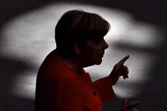 Thủ tướng Đức Angela Merkel phát biểu tại Hạ viện Quốc hội Liên bang Đức ở Berlin năm 2017. Ảnh: AFP.