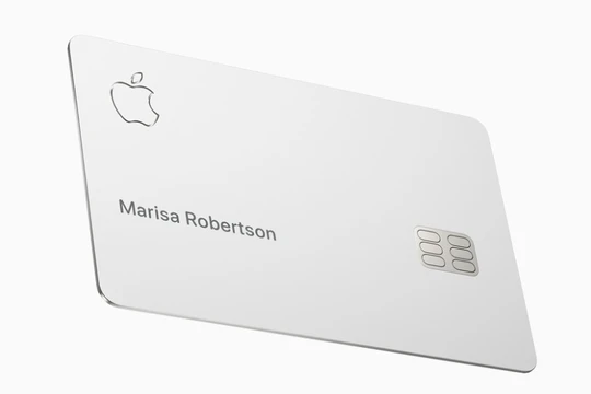 Thẻ tín dụng mới của Apple, Apple Card. Ảnh minh họa: CCN