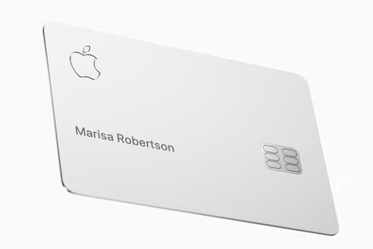 Thẻ tín dụng mới của Apple, Apple Card. Ảnh minh họa: CCN
