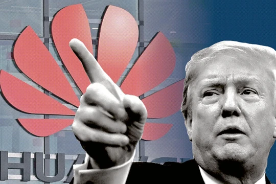 Gã khổng lồ viễn thông Trung Quốc đã chuẩn bị sẵn sàng cho hậu quả lệnh cấm của Mỹ và bất ổn của cuộc thương chiến Mỹ-Trung. Ảnh minh họa: Nikkei Asia Review