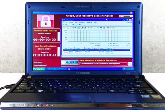 Chiếc máy tính xách tay (Samsung NC10- 14GB 10,2 inch) chứa 6 loại virus độc hại nhất thế giới đang được rao bán giá 1 triệu USD. Ảnh minh họa: The Verge