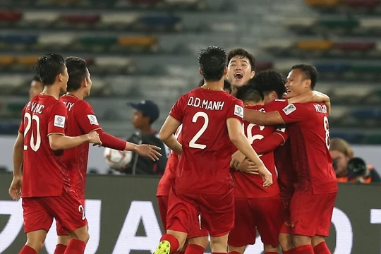 Hai lần vượt lên dẫn trước nhưng đội tuyển Việt Nam vẫn chưa thể giành điểm trước Iraq. Ảnh: AFC. Asian Cup