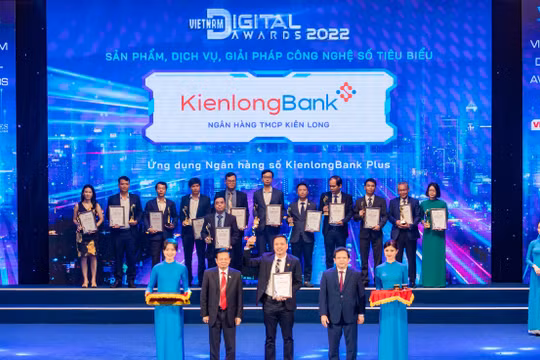 KienlongBank được vinh danh tại Giải thưởng Chuyển đổi số Việt Nam 2022