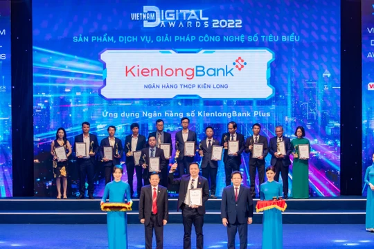 KienlongBank được vinh danh tại Giải thưởng Chuyển đổi số Việt Nam 2022