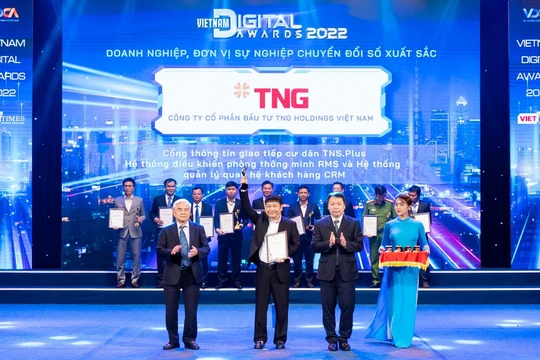TNG Holdings Vietnam đạt giải doanh nghiệp chuyển đổi số xuất sắc
