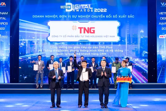 TNG Holdings Vietnam đạt giải doanh nghiệp chuyển đổi số xuất sắc