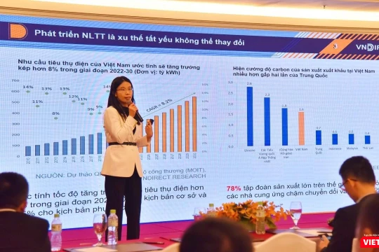 Bà Trần Thị Khánh Hiền - Giám đốc Khối phân tích CTCP Chứng khoán VNDirect