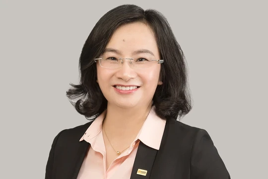 Tân Tổng giám đốc SHB Ngô Thu Hà (trái) và P.TGĐ phụ trách CNTT Lưu Danh Đức