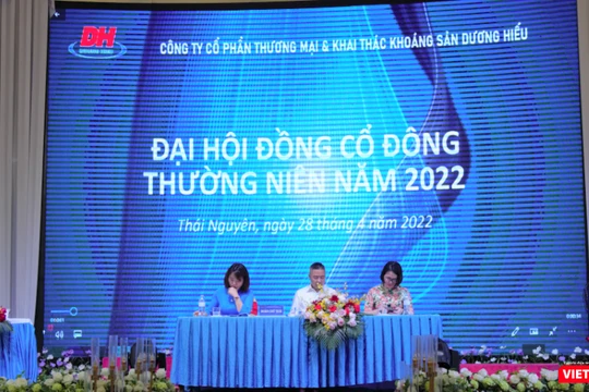 Toàn cảnh ĐHĐCĐ thường niên năm 2022 của CTCP Thương mại và khai thác khoáng sản Dương Hiếu