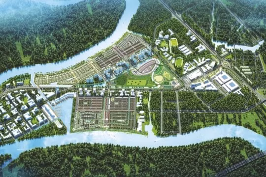 Phối cảnh dự án Waterpoint tại Long An của CTCP Đầu tư Nam Long