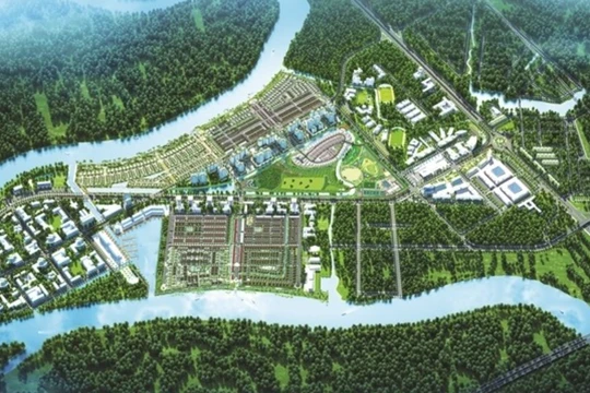 Phối cảnh dự án Waterpoint tại Long An của CTCP Đầu tư Nam Long