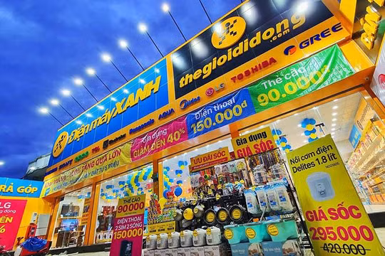 Một cửa hàng Điện Máy Xanh của MWG (Ảnh: Internet)