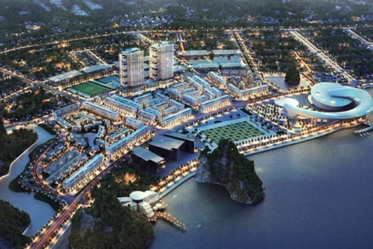 Phối cảnh một dự án bất động sản tại Quảng Ninh do HD Mon Holdings đầu tư