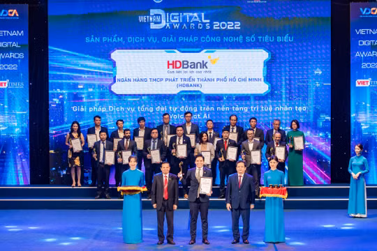 HDBank đạt giải thưởng Vietnam Digital Awards 2022