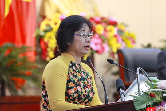 Bà Đặng Thị Kim Liên - Chủ tịch Ủy ban Mặt trận Tổ quốc Việt Nam TP Đà Nẵng