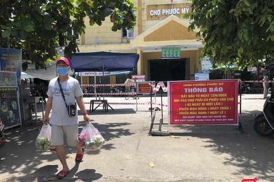 Các chợ truyền thống trên địa bàn Đà Nẵng tăng cường phòng, chống dịch COVID-19