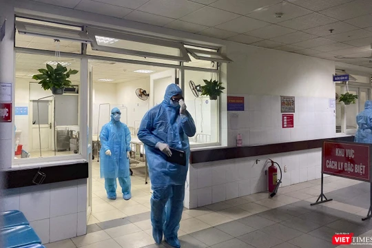 Khu cách ly điều trị bệnh nhân nghi nhiễm virus corona tại Bệnh viện Đà Nẵng.