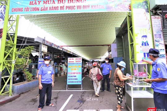 Đà Nẵng tiếp tục thực hiện phân luồng tần suất đi chợ của người dân trên địa bàn