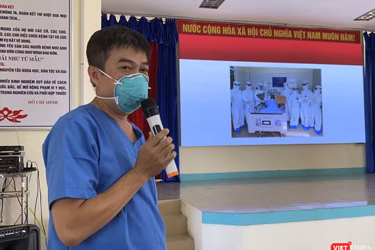 Bác sĩ Trần Thanh Linh - Phó trưởng Khoa Hồi sức cấp cứu, Bệnh viện Chợ Rẫy chia sẻ về công tác điều trị đối với bệnh nhân 581