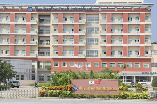Bệnh viện Trung ương Quảng Nam, nơi bệnh nhân là nữ tiếp viên điều trị do nghi nhiễm virus Cổna (ảnh: HP)