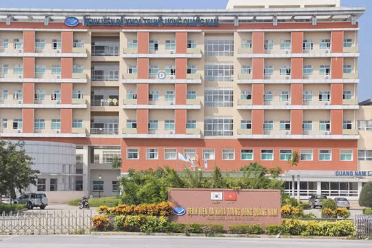 Bệnh viện Trung ương Quảng Nam, nơi bệnh nhân là nữ tiếp viên điều trị do nghi nhiễm virus Cổna (ảnh: HP)