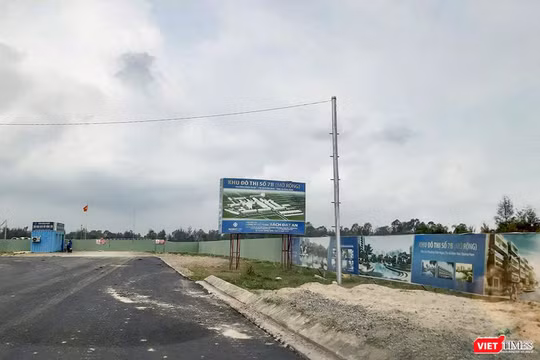 Một góc dự án 7B mở rộng tại Khu đô thị mới Điện Nam - Điện Ngọc (thị xã Điện Bàn, Quảng Nam) xảy ra tranh chấp giữa chủ đầu tư và môi giới