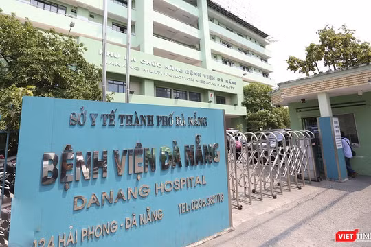 Bệnh viện Đà Nẵng, nơi vợ của bệnh nhân 991 từng nằm điều trị.