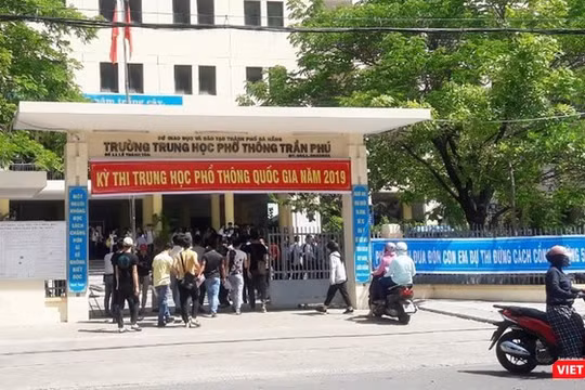 Thí sinh ở Đà Nẵng tham dự kỳ thi tốt nghiệp THPT