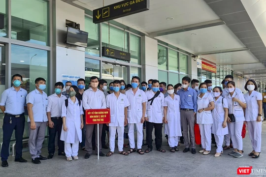 Đoàn bác sỹ tỉnh Phú Thọ đến Quảng Nam để hỗ trợ địa phương chống dịch COVID-19