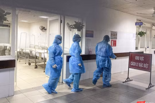 Khu vực cách ly đặc biệt đối với bệnh nhân nghi nhiễm COVID-19