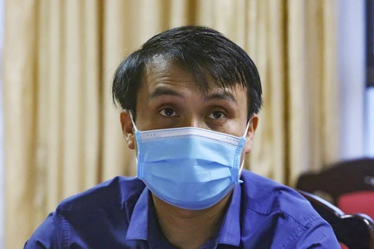 Bác sĩ nội trú Bùi Văn San - Khoa Tâm thần (Bệnh viện Bạch Mai) - thành viên của Tổ bác sĩ tâm lý tại TP Đà Nẵng 