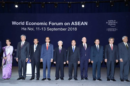 Các đại biểu tham dự WEF 2018. Ảnh: chinhphu.vn