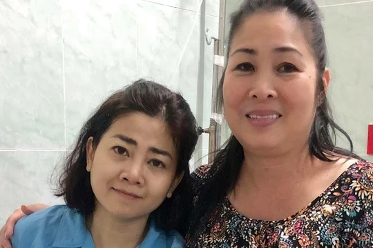 Mai Phương vẫn lạc quan khi chiến đấu với căn bệnh. Ảnh: Vietnamnet