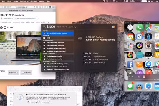 Mac cùng vô vàn tính năng tiện ích (ảnh: Tech Radar)