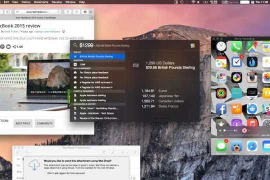 Mac cùng vô vàn tính năng tiện ích (ảnh: Tech Radar)