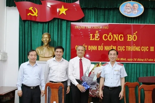 Lễ trao Quyết định bổ nhiệm ông Trần Văn Mây. Ảnh: TTCP