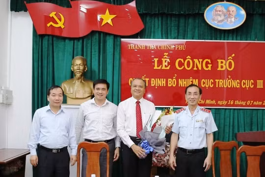 Lễ trao Quyết định bổ nhiệm ông Trần Văn Mây. Ảnh: TTCP