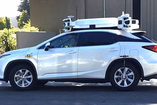 Chiếc xe tự lái của Apple (ảnh: YouTube)