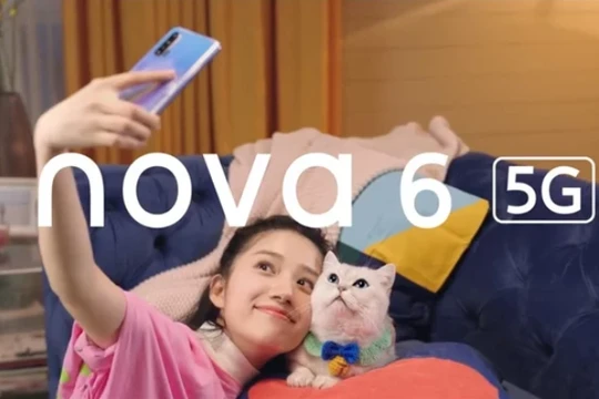 Huawei Nova 6 5G. Ảnh: Gizmochina