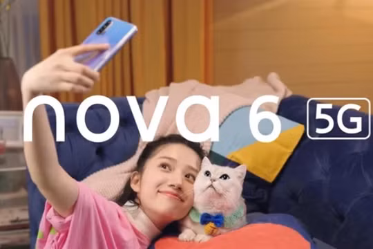 Huawei Nova 6 5G. Ảnh: Gizmochina