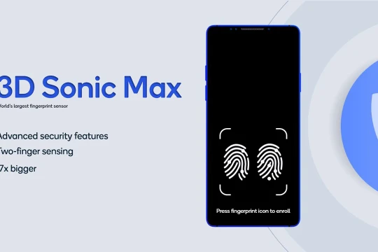 Cảm biến vân tay siêu âm 3D Sonic Max