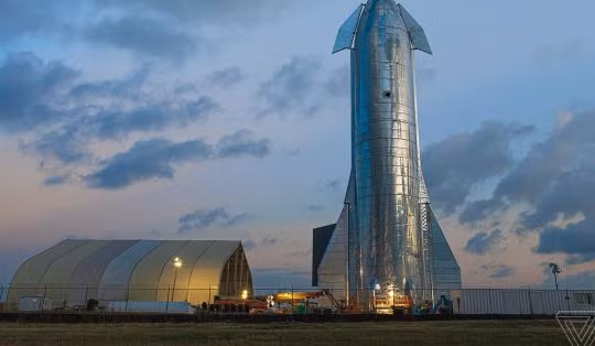 Nguyên mẫu tên lửa Starship của SpaceX. Ảnh: Geekys