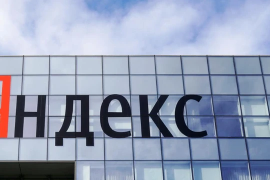 Logo của tập đoàn internet Yandex (Nga). Ảnh: Reuters