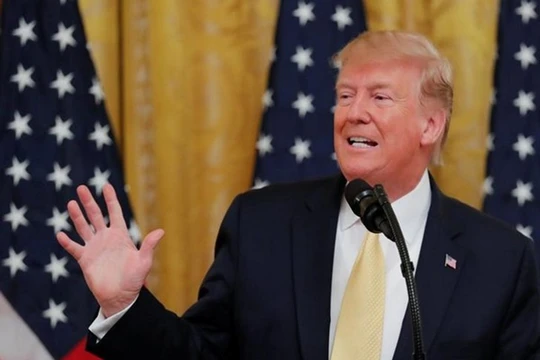 Tổng thống Mỹ Donald Trump. Ảnh: Devdiscourse